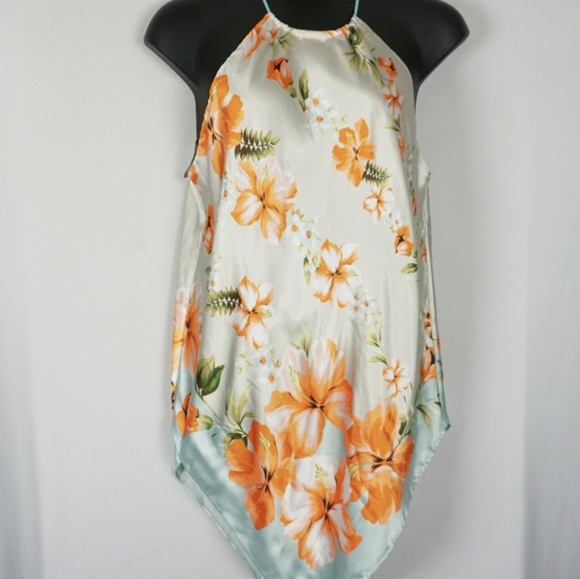 Victoria's Secret Other - Victorias Secret Shortie Satin Pajama Floral Set